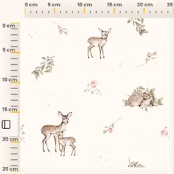Blossom deer offwhite