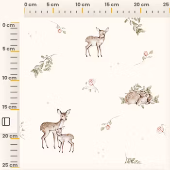 Blossom deer offwhite