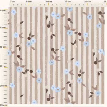OD- Ditsy Stripe Taupe