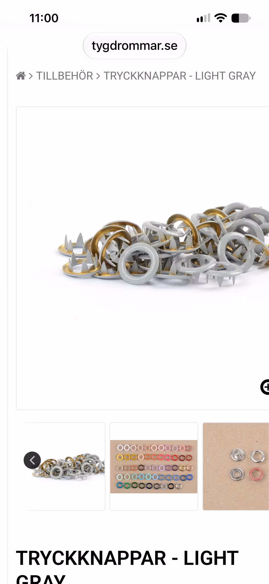Storpakk light grey