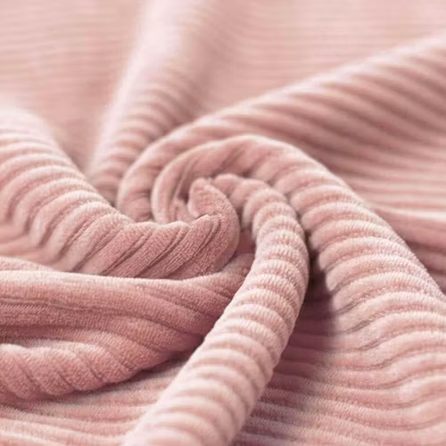 Big Knit Corduroy Jersey Old Pink