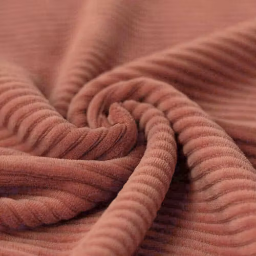 Big Knit Corduroy Jersey Clay Pink