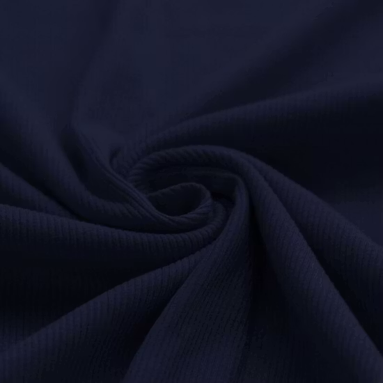 Rib Knit Jersey Navy