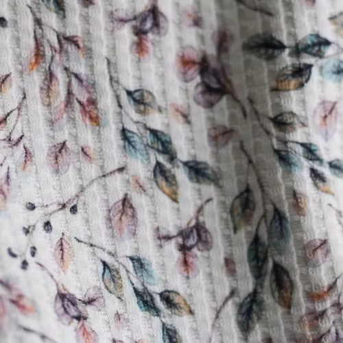 Våffeljersey Purple Leaves