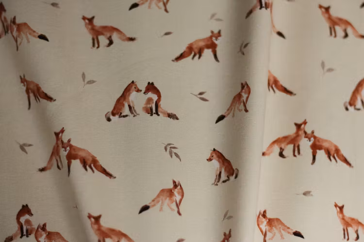 Family Fabrics Jersey Fox Grey