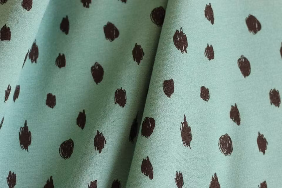 Soft Sweat Green Dots