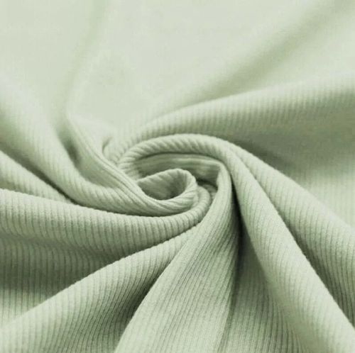 Rib Knit Jersey Vintage Green