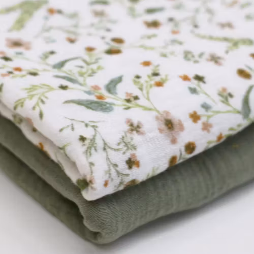 Mönstrad Muslin Millefleurs