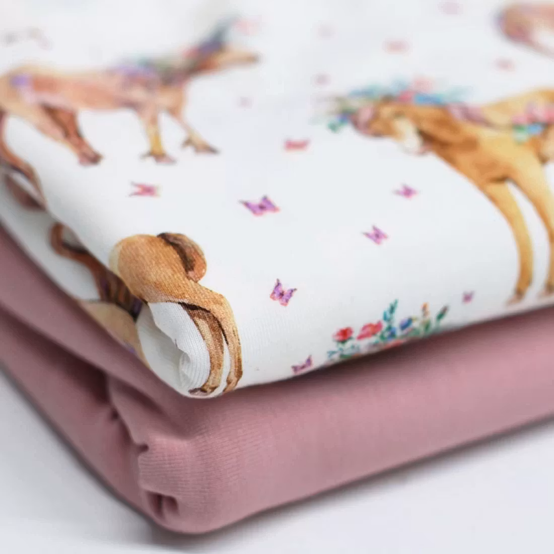 Jersey flower horses