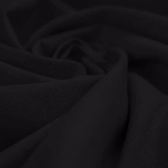 Stretch Linne Black