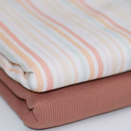 Rib Knit Jersey Stripes