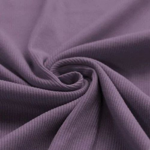 Rib Knit Jersey Dusty Purple