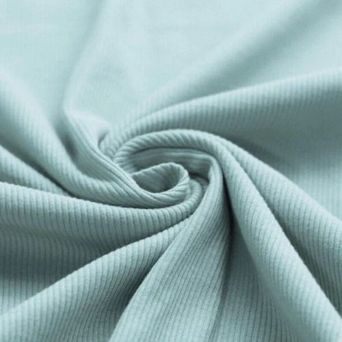 Rib Knit Jersey Sea Green