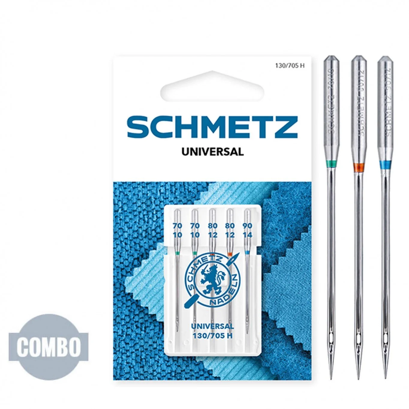 Schmetz Universal Nålsortiment 130/705 H – 5-pack
