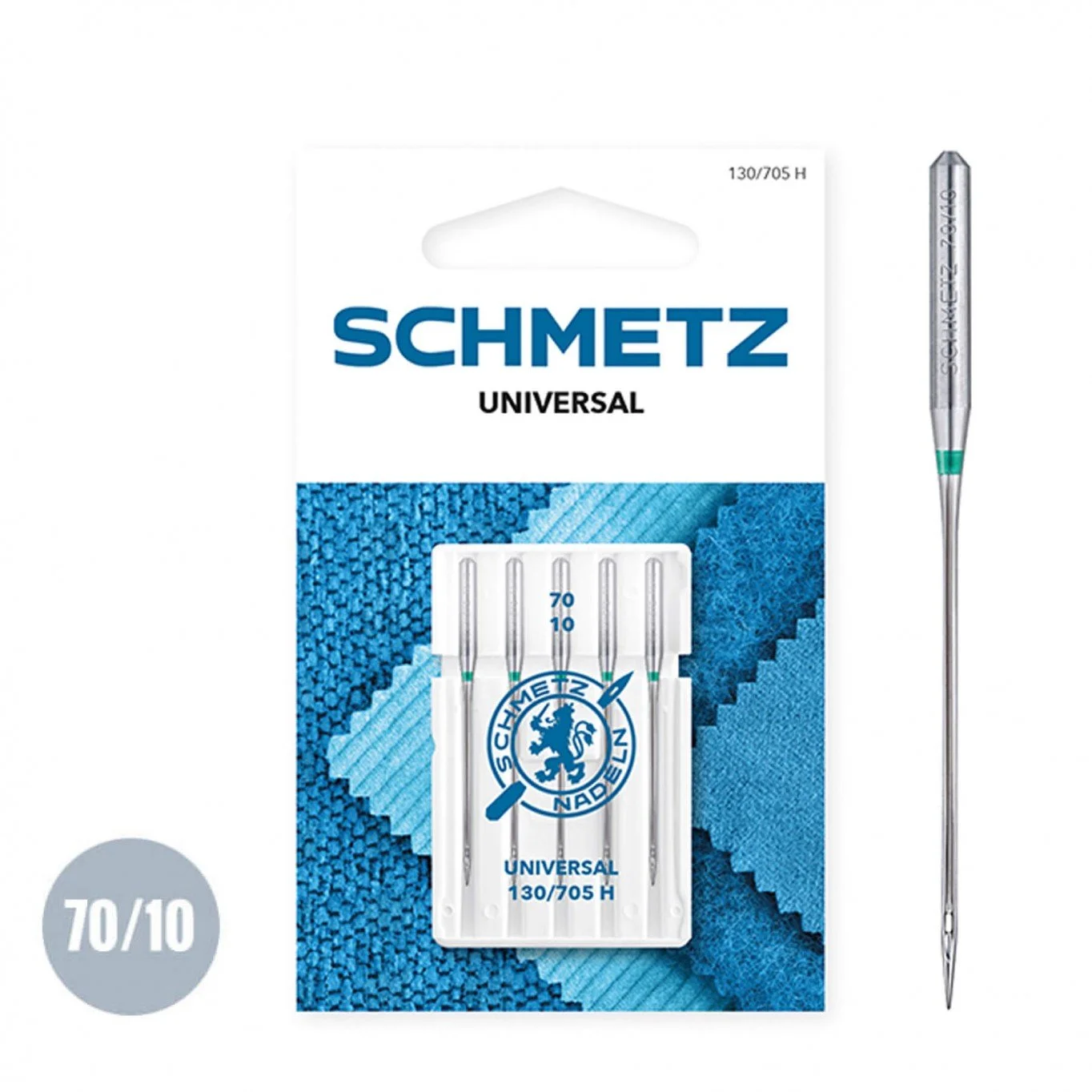 Schmetz Universalnålar 70/10 – 130/705 H (5-pack)