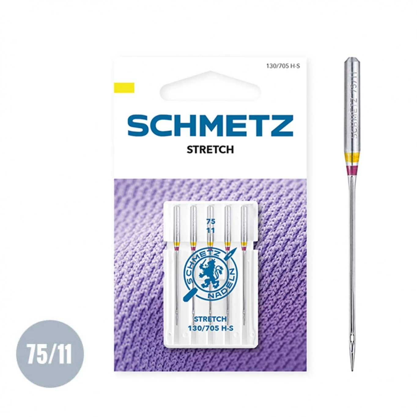Schmetz Stretchnålar 75/11 – 130/705 H-S (5-pack)