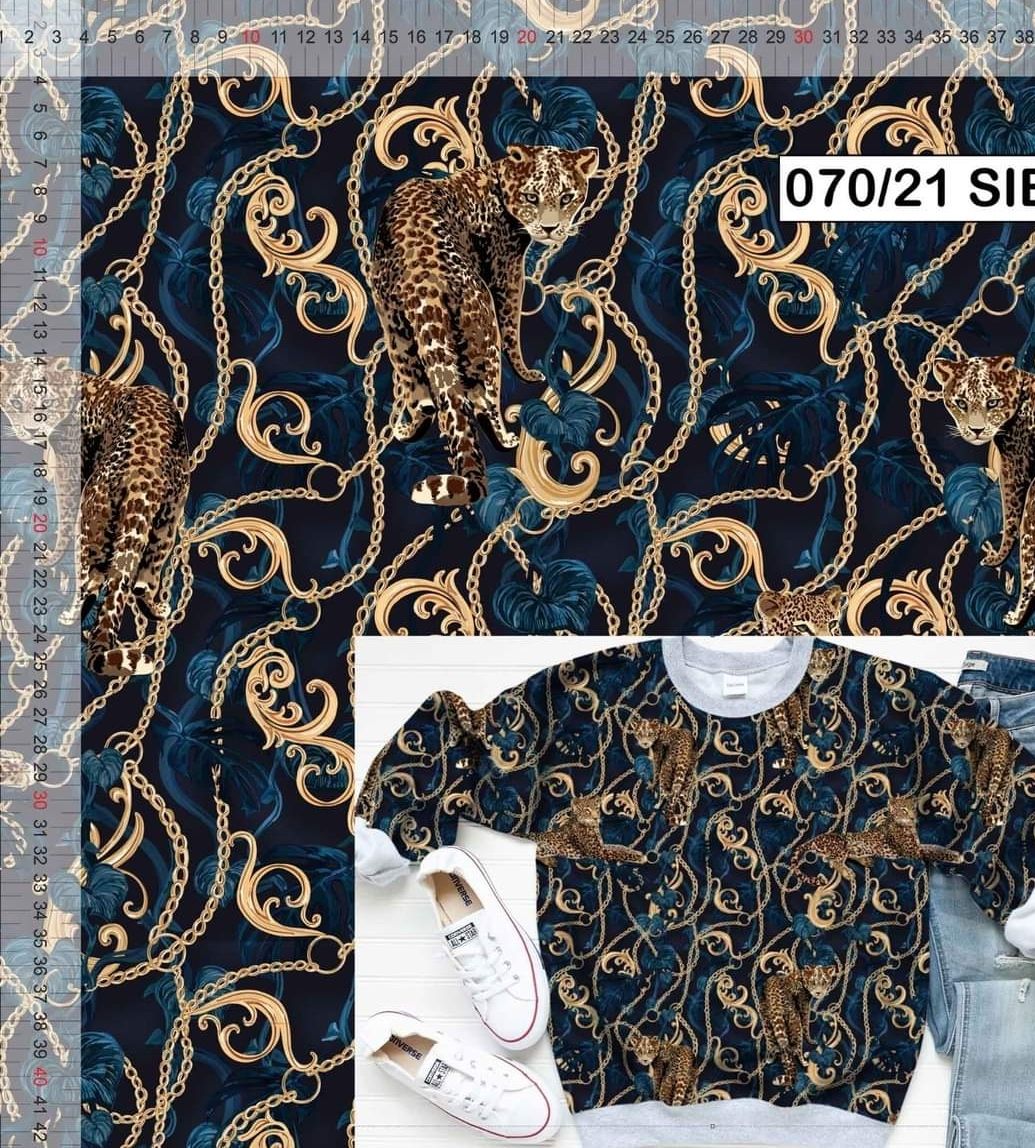 Leopard Guld College 42cm
