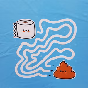 Panel  Bajs och papper