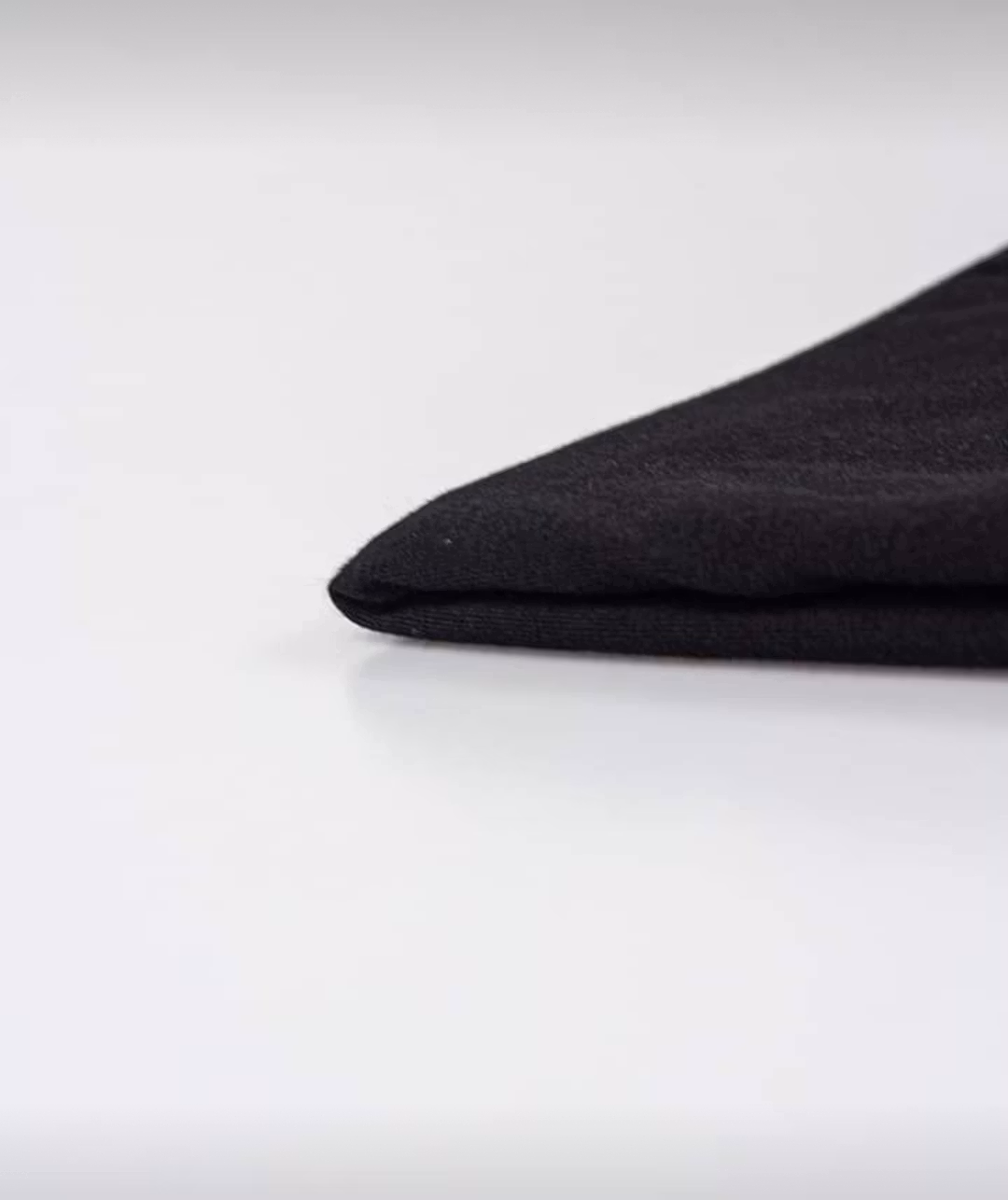 Svart Trikå Single Jersey 85cm
