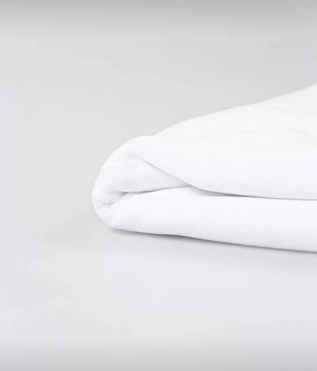 Vit Velour Bomull 43cm