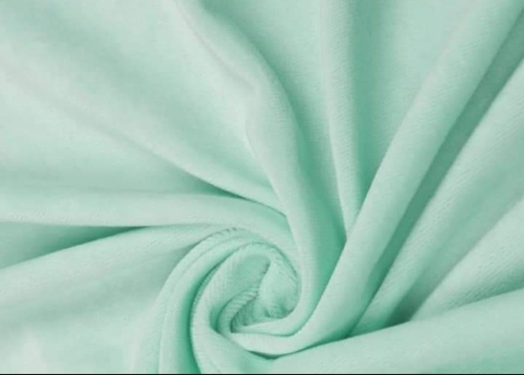 32cm Grön Mint Velour Bomull