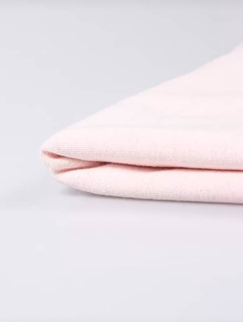 Rosa med Grå Melange och Glittrig Tråd Single Jersey OUTLET
