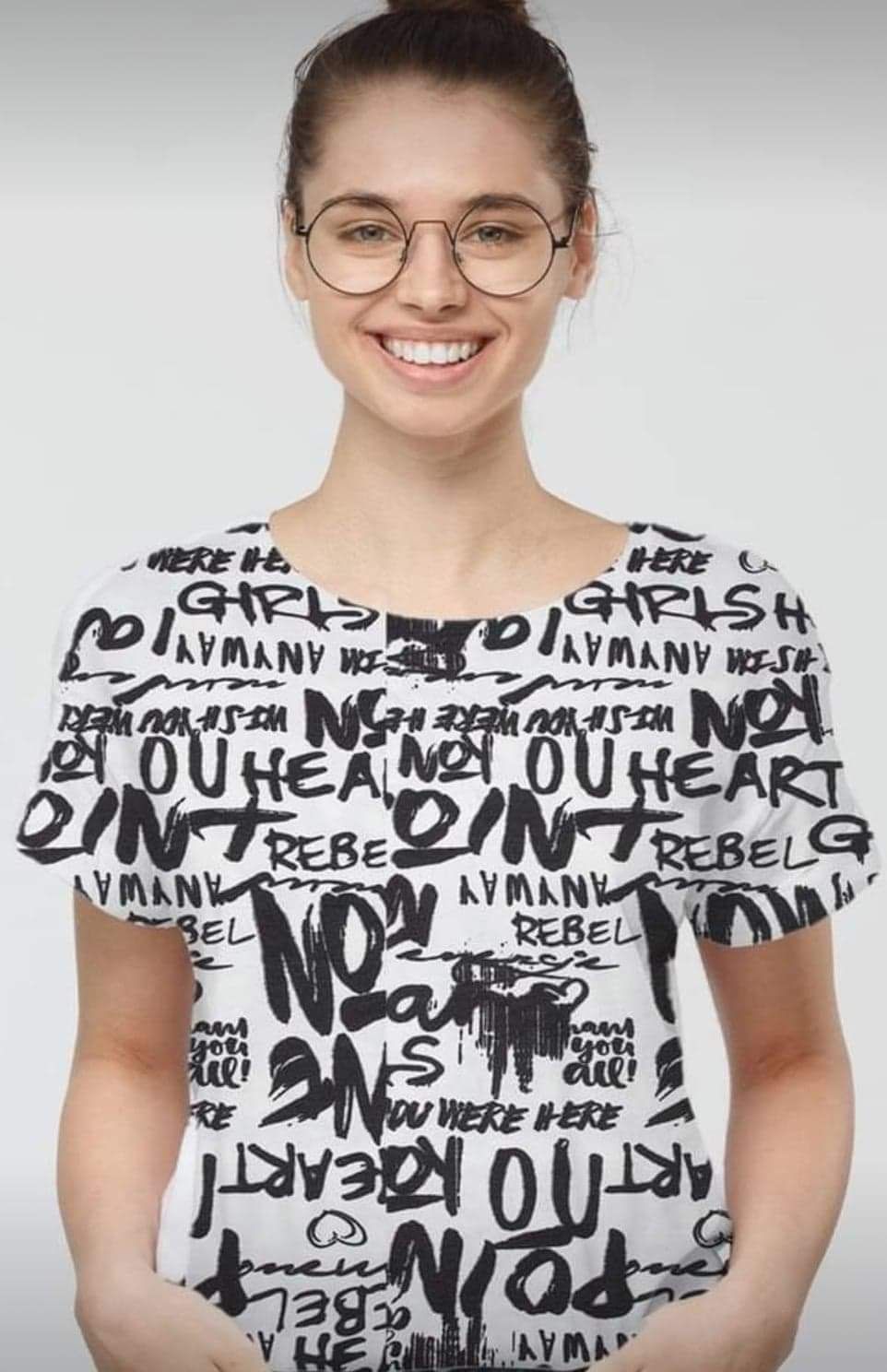 Text Single Jersey  OUTLET 129cm