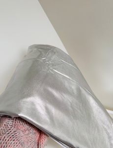 Metallic Lycra Lamé Silver 71cm
