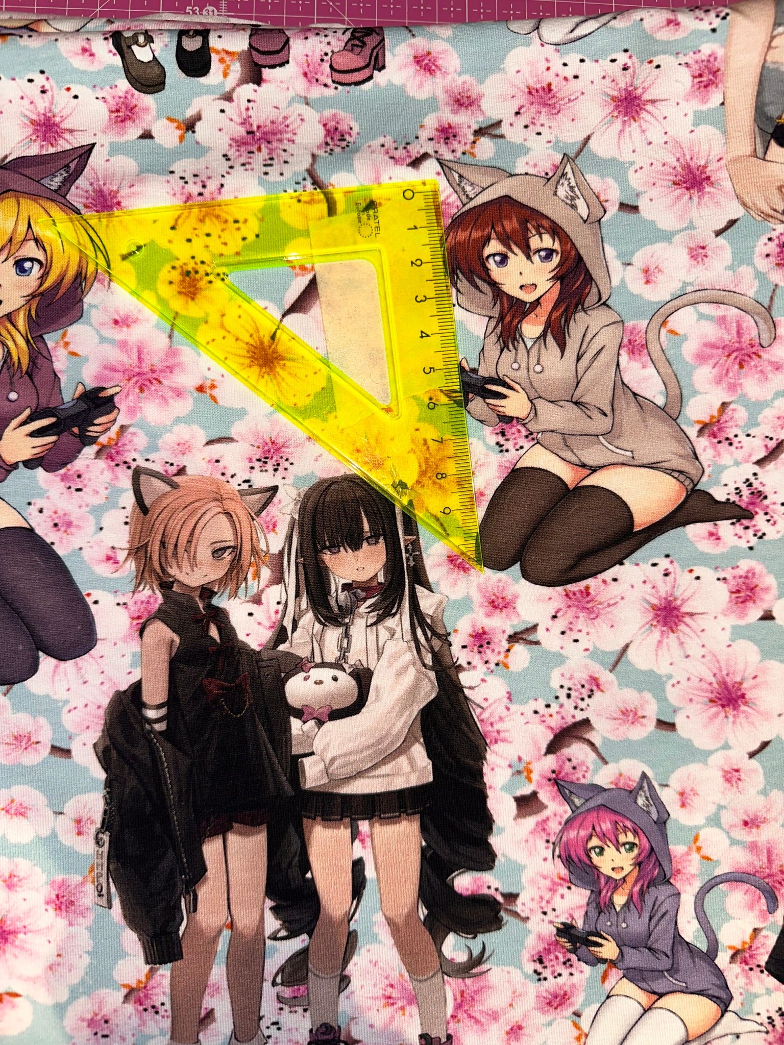Anime Tjejer Single Jersey