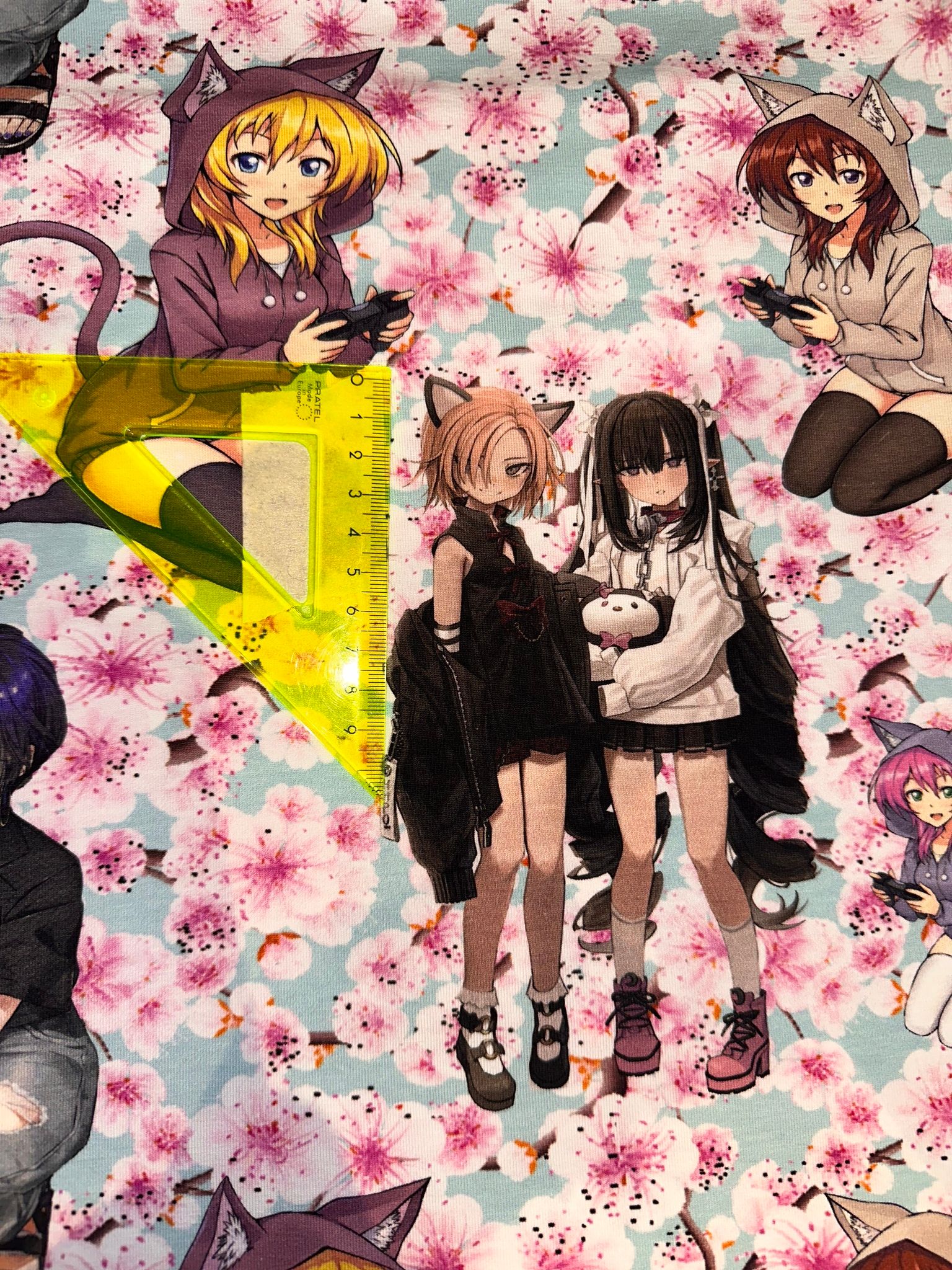 Anime Tjejer Single Jersey