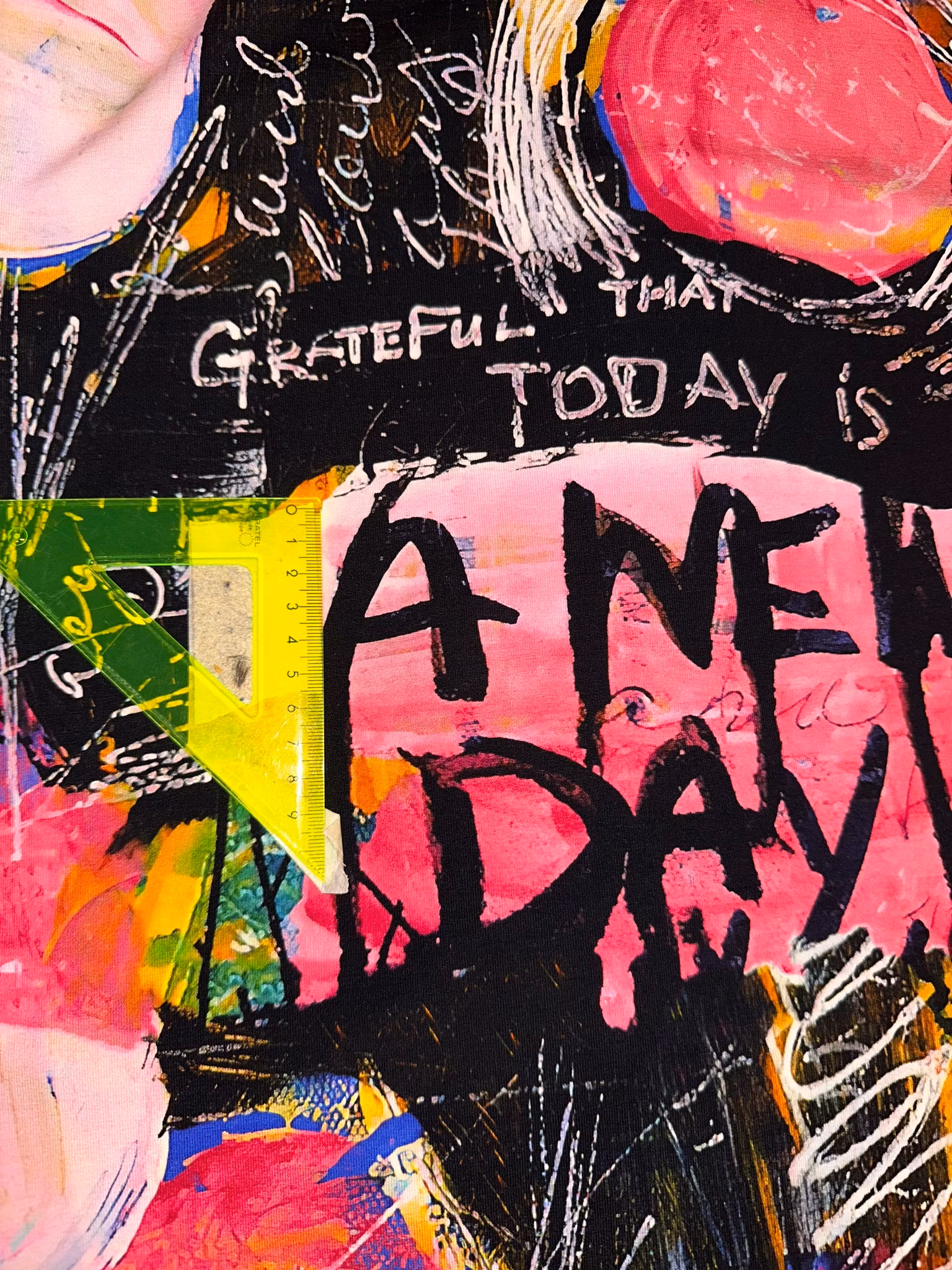 Text A New Day  French terry College