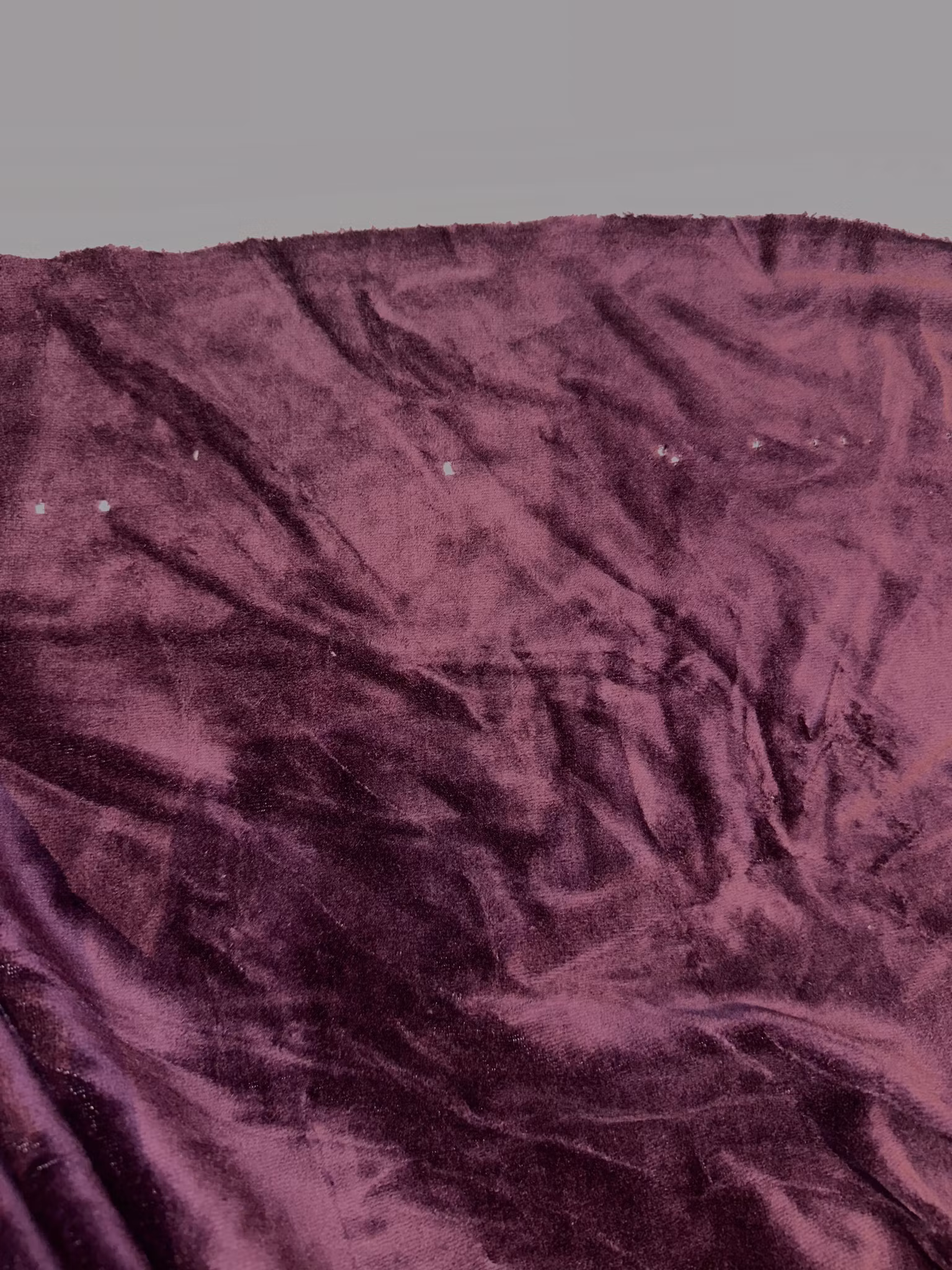 Velour Plommon OUTLET