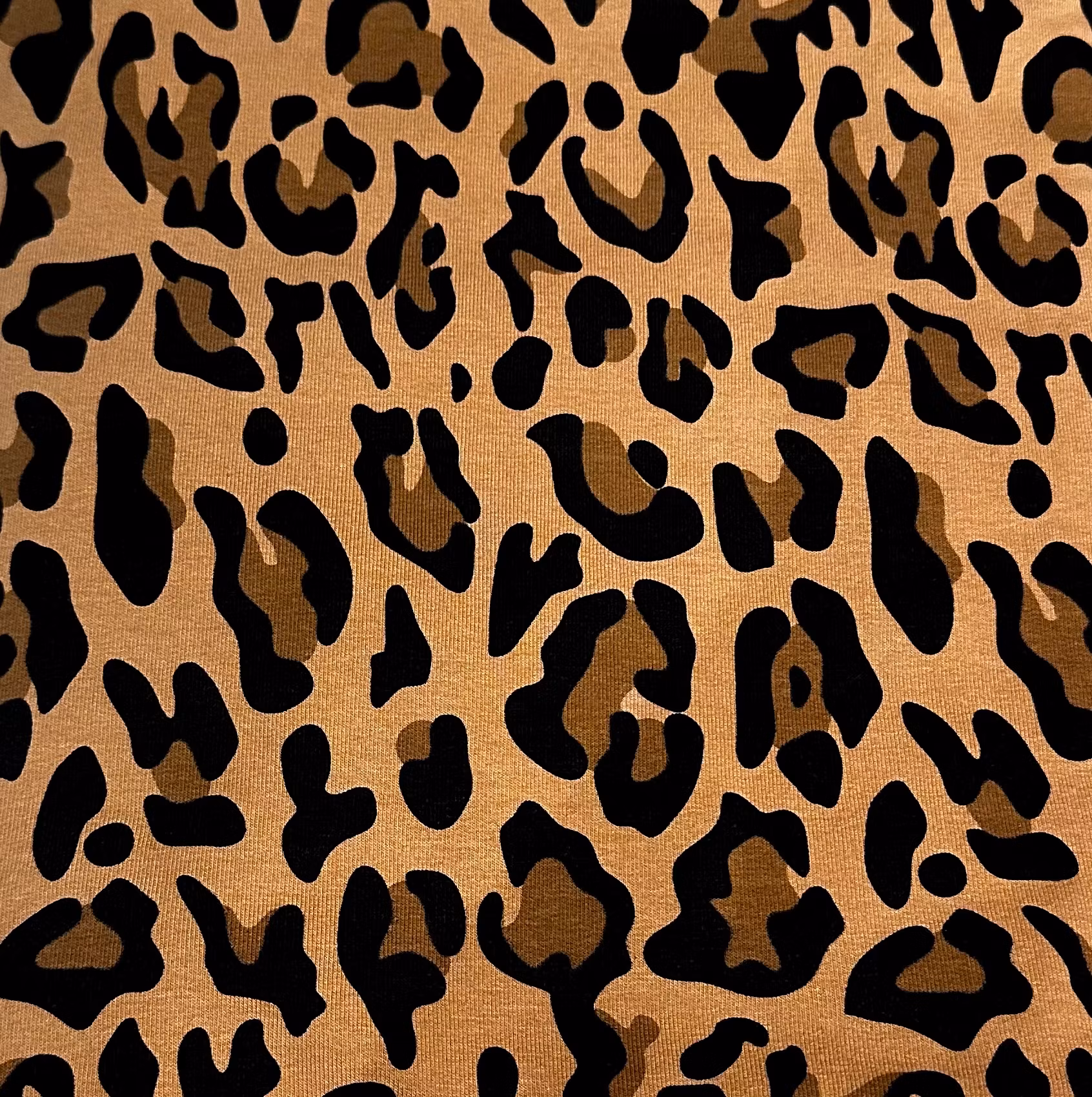 Tyg tyger French Terry Leo leopard