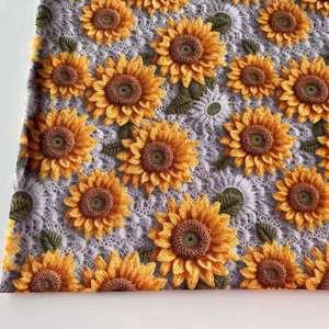 Solros Blommor College French Terry
