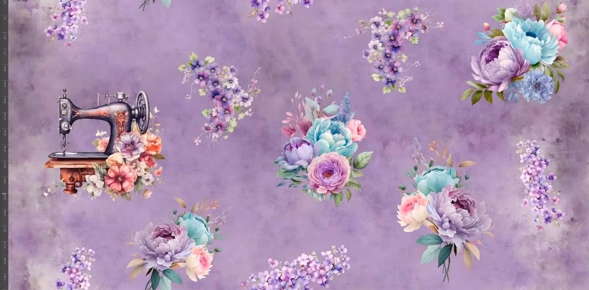 Förbeställning Panel Symaskin College French Terry