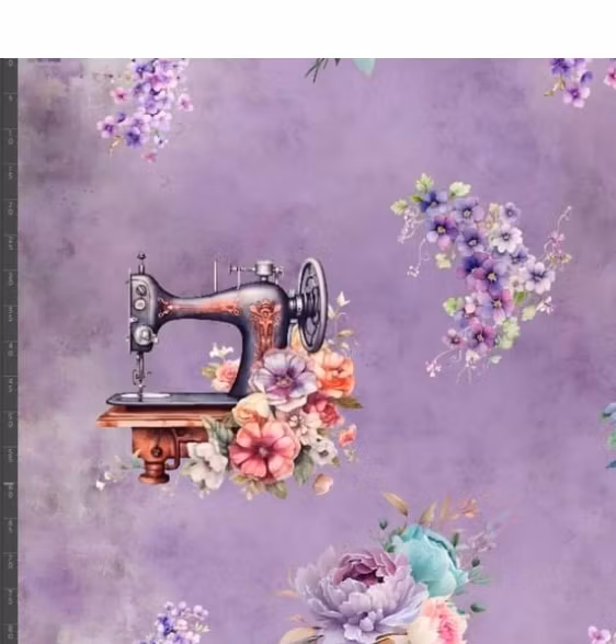 Förbeställning Panel Symaskin College French Terry