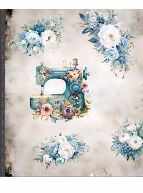 Förbeställning Panel Symaskin College French Terry