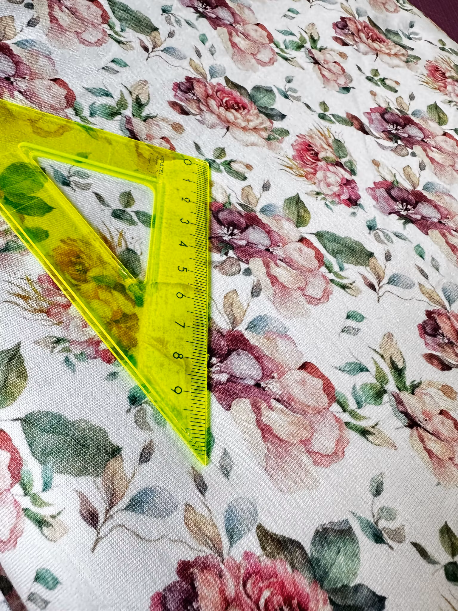 Blommor Single Jersey