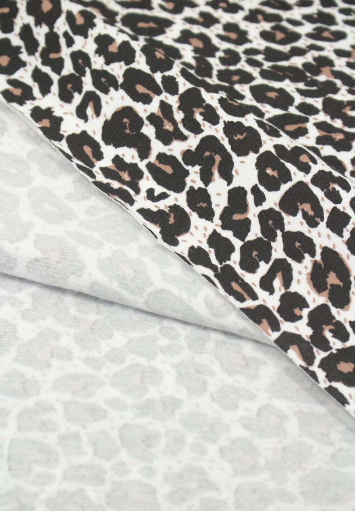 Leo Vit bakgrund Single Jersey OUTLET