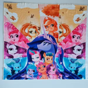 Ponny Hästar  Panel Velour Supersoft