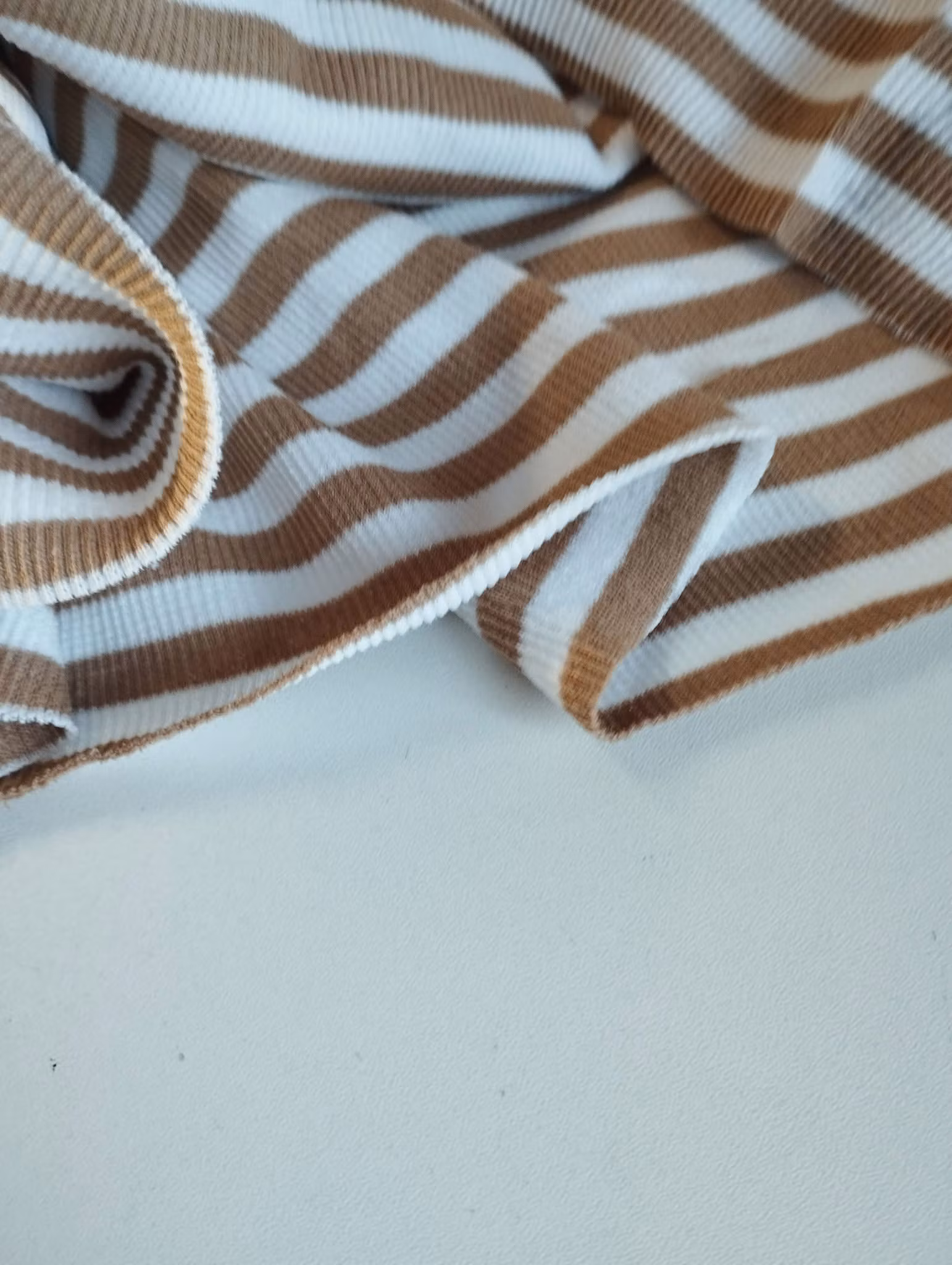 Ribbat tyg Ränder  OUTLET