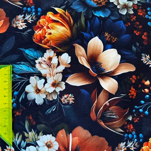 Blommor  College French Terry