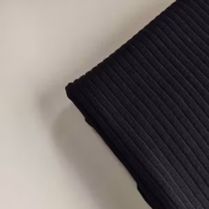 Velour Ribbad Svart   OUTLET