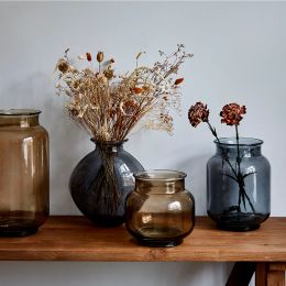 Vas Amber glas brun S, Sika Design