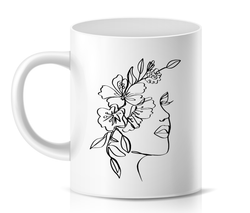Mugg Lineart Flower hair
