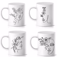 Mugg Lineart 4-pack
