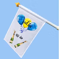 Födelsdagsflagga med ålder