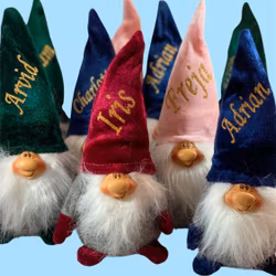 Jultomte med personlig text