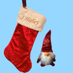 Jultomte med personlig text