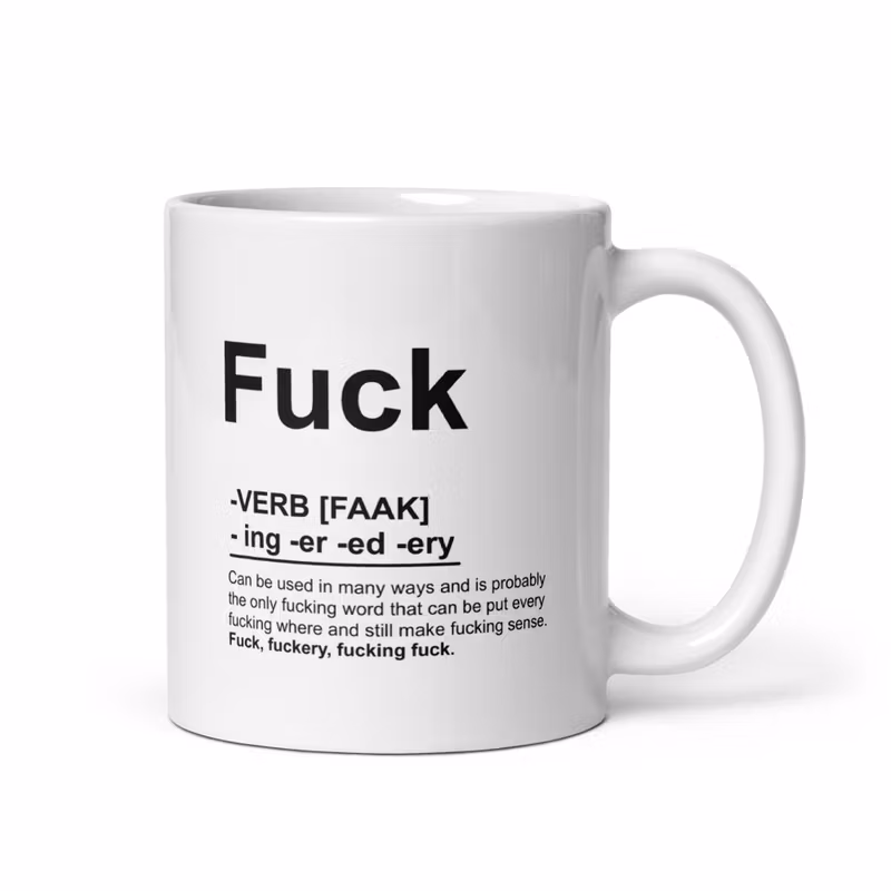 Mugg Fuck - White - 11 oz